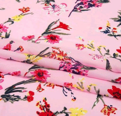 vasani Crepe Printed Kurta Fabric
