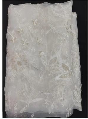 Nasimdress Net/Lace Floral Print Multi-purpose Fabric