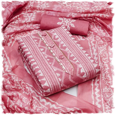 stylescope Cotton Blend Printed Salwar Suit Material