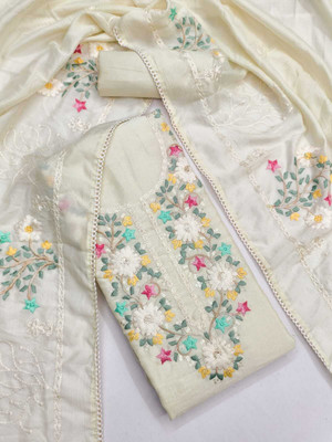 NF FAB Silk Blend Printed Salwar Suit Material