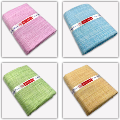 JHABAK'S Cotton Self Design Shirt Fabric