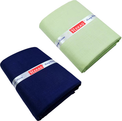 Rekag Cotton Blend Solid Shirt Fabric