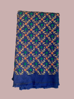 Shantuba textiles Silk Blend Embroidered Blouse Material