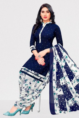 Drashti Creation Crepe Printed Salwar Suit Material