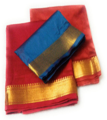 Cotton colors Cotton Silk Solid Blouse Material