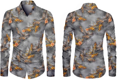 AviraEnterprise Polycotton Floral Print Shirt Fabric