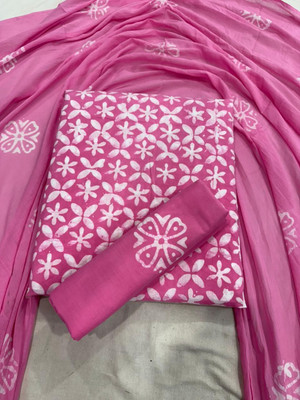 Aqsha batik Pure Cotton Printed Salwar Suit Material