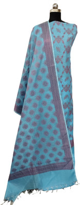 Naveera Cotton Silk Self Design Salwar Suit Material