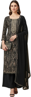 Zeba Zain Boutique Viscose Rayon Printed Salwar Suit Material