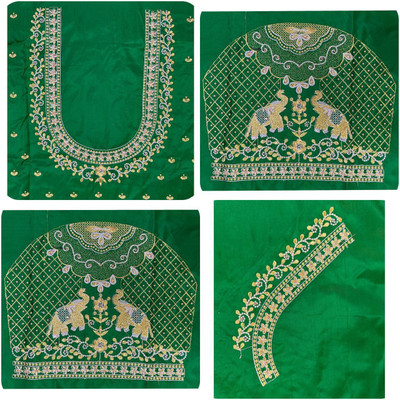 VLIPCARTZ Cotton Silk Embroidered Blouse Material