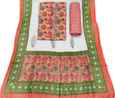 EMMStylife Cotton Blend Striped Kurta Fabric