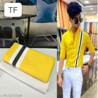BeClassic Cotton Blend Solid Shirt & Trouser Fabric