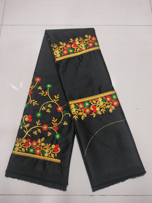 Druxy Pure Silk Embroidered Blouse Material