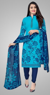 Nikshi Crepe Self Design Salwar Suit Material