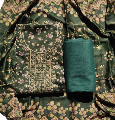 GC80 BY GAURI COLLECTION Wool Floral Print Salwar Suit Material