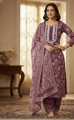 Chingaari Pure Cotton Floral Print Kurta Fabric