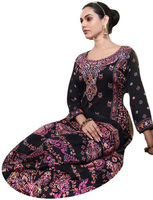 ShEmpire Wool Printed Salwar Suit Material
