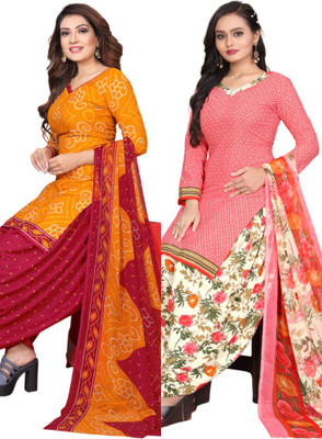 HouseOfCommon Cotton Blend Printed Salwar Suit Material