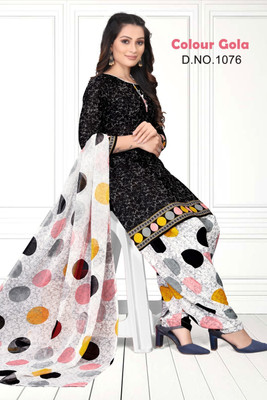 HouseOfCommon Crepe Printed Salwar Suit Material