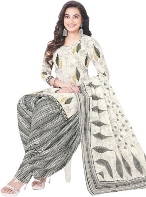 Aumki Crepe Printed Salwar Suit Material