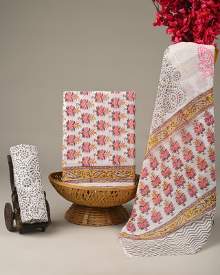 QADRI IMPEX Pure Cotton Printed Salwar Suit Material