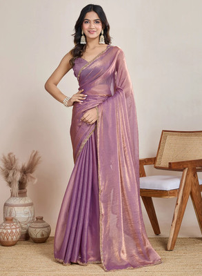 LOROFY Silk Blend Embellished Blouse Material
