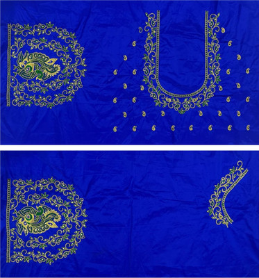 VLIPCARTZ Pure Silk Embroidered Blouse Material