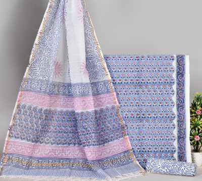 Hastkala Pure Cotton Printed Salwar Suit Material