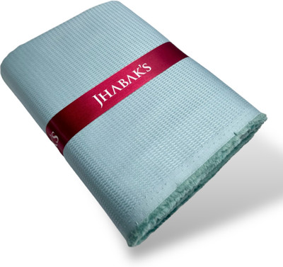 JHABAK'S Pure Cotton Self Design Shirt Fabric