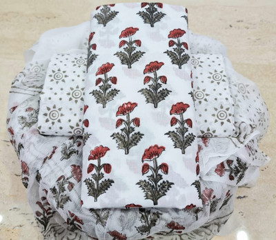 Eddika Pure Cotton Washed/Ombre Salwar Suit Material