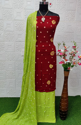 THIRA Viscose Rayon Printed Salwar Suit Material
