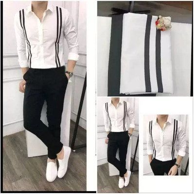 tmcretion Polycotton Striped Shirt & Trouser Fabric