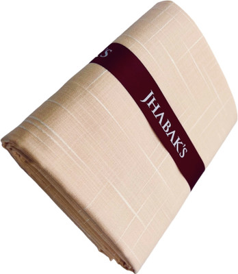 JHABAK'S Cotton Linen Self Design Shirt Fabric