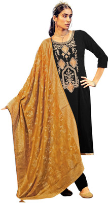 HouseOfCommon Velvet Embroidered Salwar Suit Material