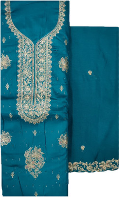 Soul Essence Pure Cotton Embroidered Salwar Suit Material