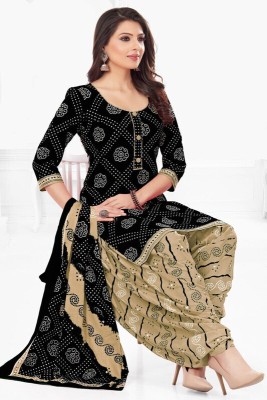 Shree Sarvottam Fashion Crepe Printed Salwar Suit Material