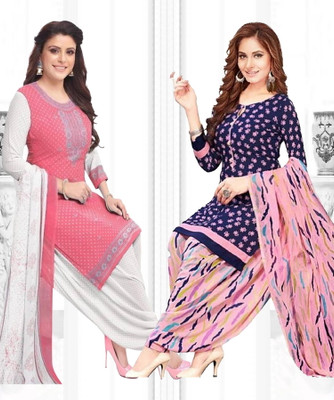 Nirvaan Crepe Printed Salwar Suit Material