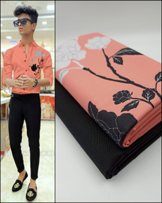 nilkanth creation Polycotton Printed Shirt & Trouser Fabric