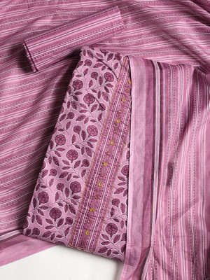 Meena Bazaar Cotton Blend Printed Salwar Suit Material