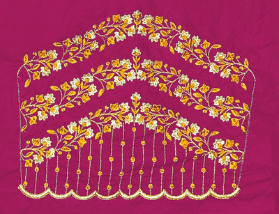 ORIGINEXCLUSIVE Art Silk Embroidered Blouse Material