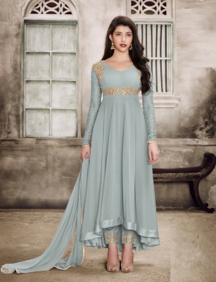 anara Georgette Embroidered Gown/Anarkali Kurta & Bottom Material