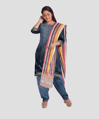 Omkar Traders Cotton Blend Printed Salwar Suit Material