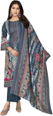Ambarlyn Pure Cotton Printed Salwar Suit Material
