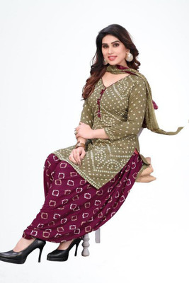 BHUMIKA CREATION Crepe Solid, Self Design Salwar Suit Material