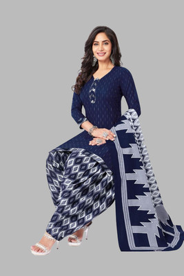 HouseOfCommon Crepe Printed Salwar Suit Material