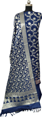 Naveera Pure Silk Self Design Salwar Suit Material