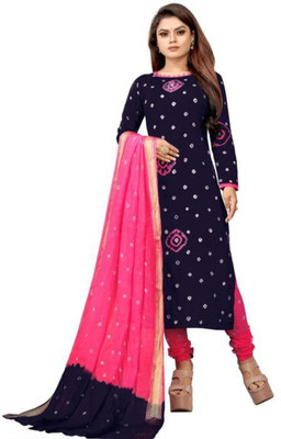 INITHI Viscose Rayon Solid Salwar Suit Material