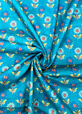 PALASH Pure Cotton Colorblock Kurta Fabric