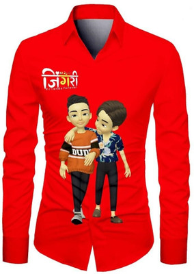 Mahi creations Polycotton Printed Shirt Fabric