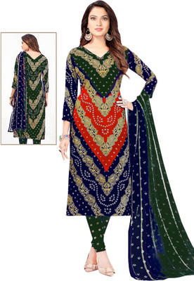 VIJAYDEEP SILK MILLS Crepe Printed Salwar Suit Material